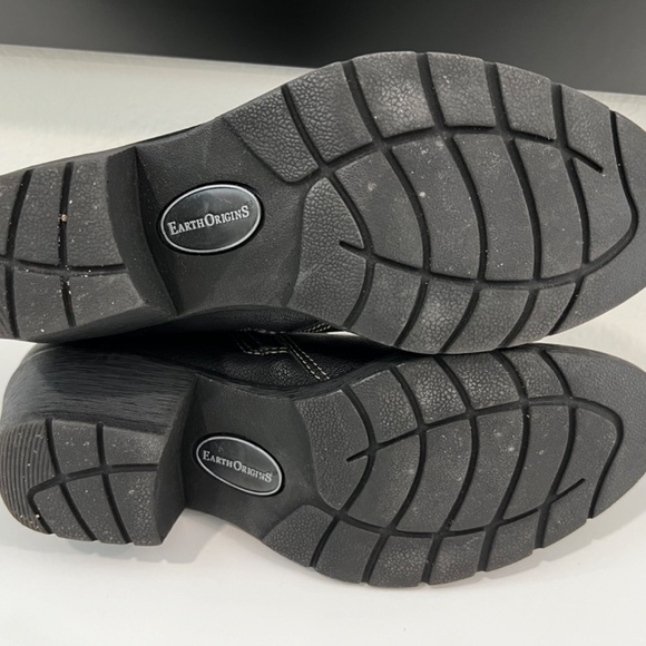 Earth Origins 8 Anika Ankle Bootie Black Comfy goth - Picture 5 of 8